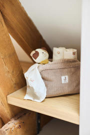 thumbnail: Jollein hydrofiele doek small Animal Friends - wit/beige (set van 3)