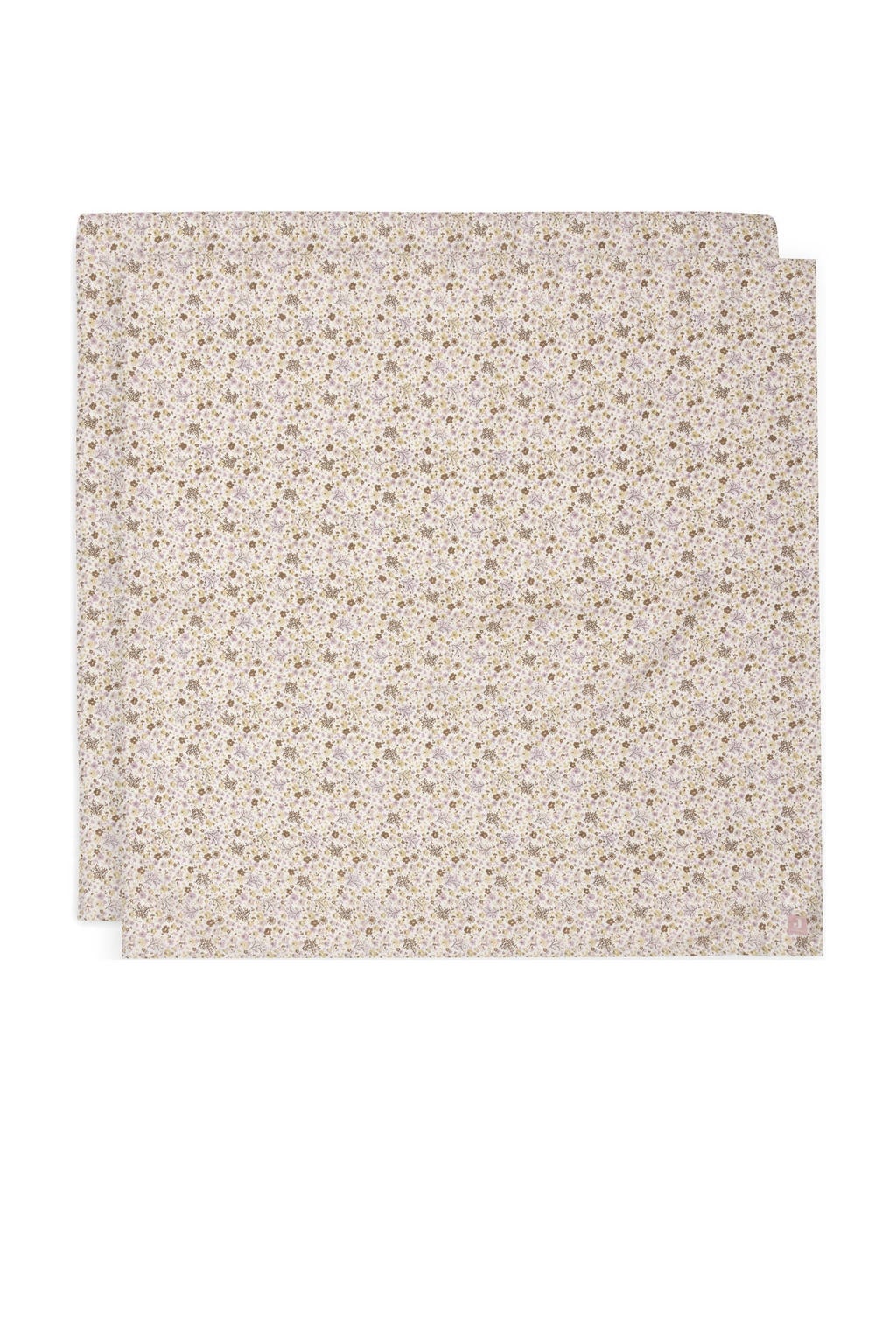 Jollein hydrofiele doek large Flower Fairies - beige/lila (set van 2)