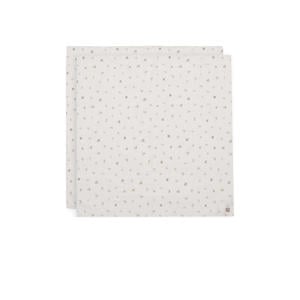 hydrofiele doek large Animal Friends - wit/beige (set van 2)