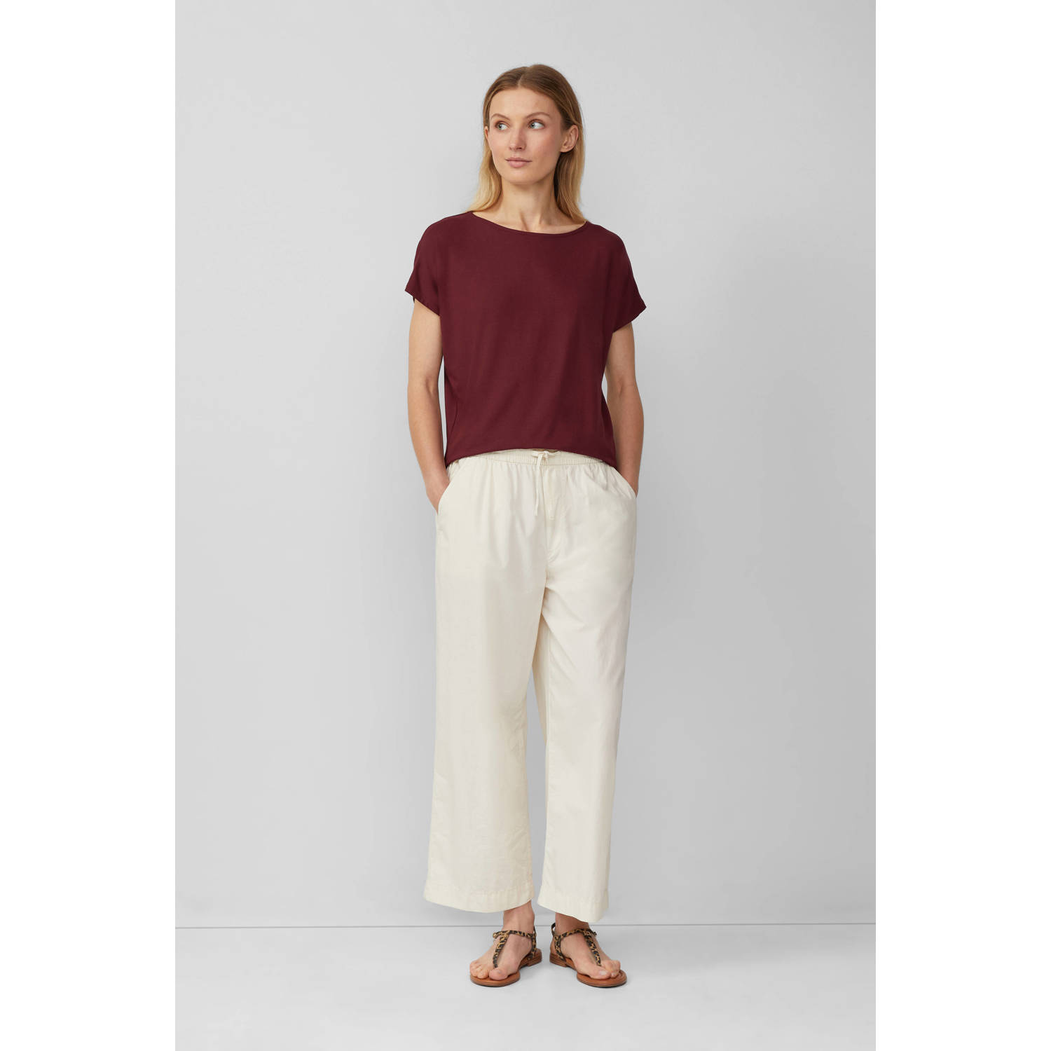 s.Oliver T-shirt roodbruin