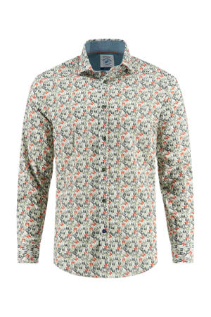 regular casual overhemd groen