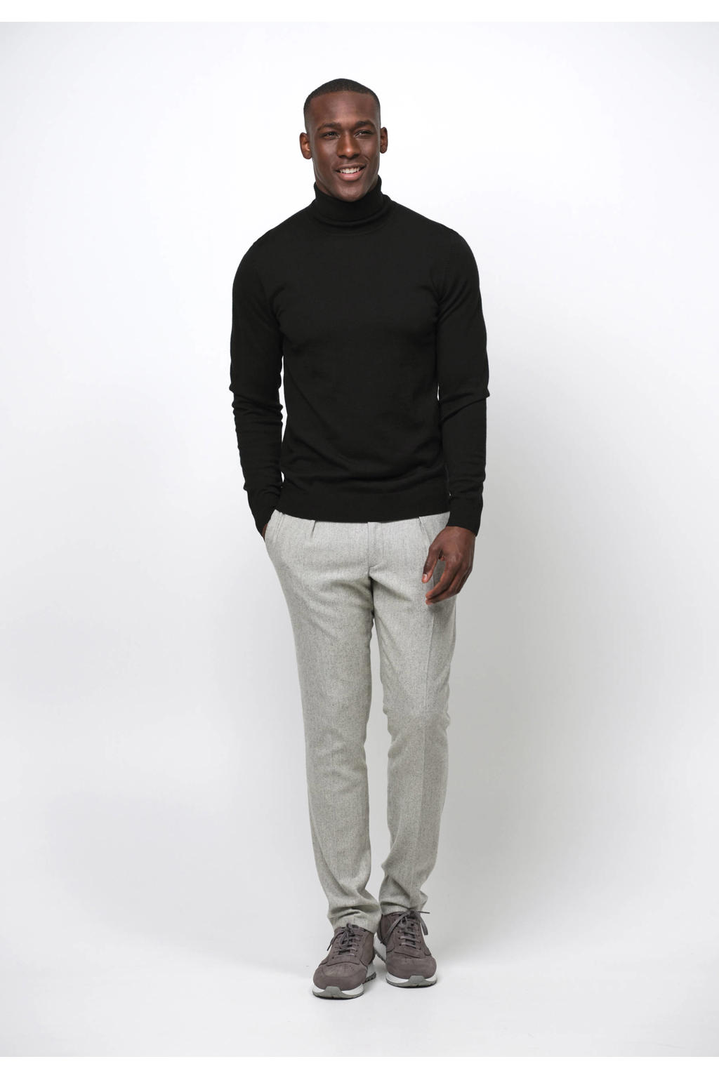 COOFANDY Heren coltrui fijn gebreide trui lange mouwen winter trui slim COOFANDY Heren coltrui fijn gebreide trui lange mouwen winter trui slim