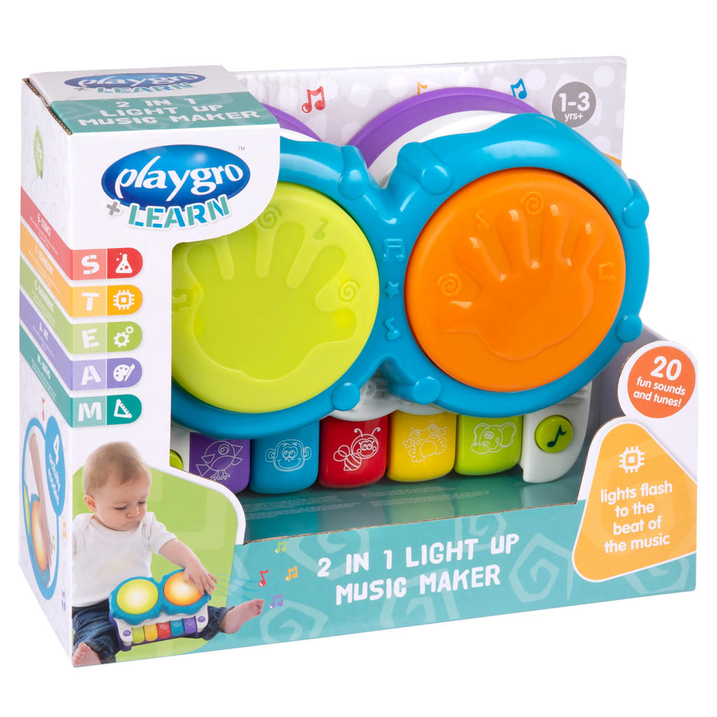PLAYGRO 2-in-1 Muziekmaker met Licht