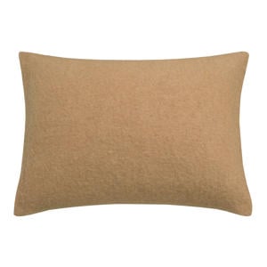 wollen kussensloop beige (40x55 cm)
