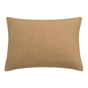 wollen kussensloop beige (40x55 cm)