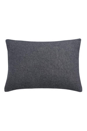 wollen kussensloop blauw (40x55 cm)