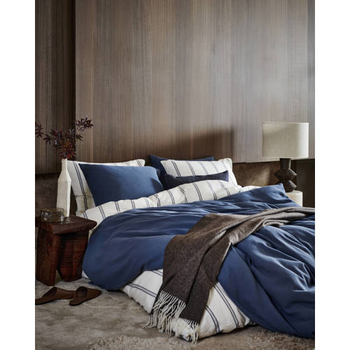 Vandyck wollen kussensloop blauw (40x55 cm) afbeelding
