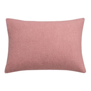 wollen kussensloop roze (40x55 cm)