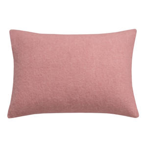 wollen kussensloop roze (40x55 cm)