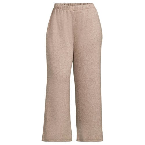 Curviss baggy high waist broek ecru afbeelding