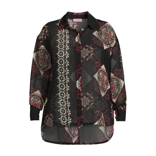 Curviss blouse zwart afbeelding