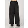 Curviss baggy high waist gestreepte broek zwart