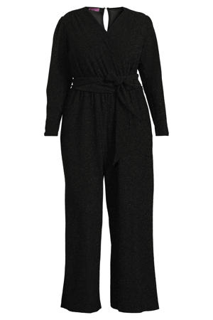 jumpsuit zwart met lurex