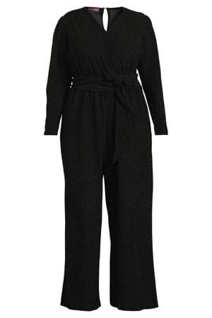 jumpsuit zwart met lurex