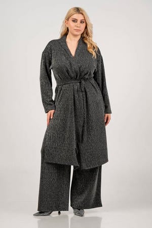 lang vest zwart