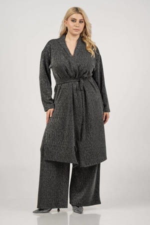 lang vest zwart