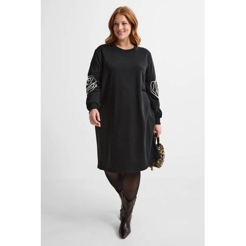 ONLY CARMAKOMA sweatjurk zwart afbeelding