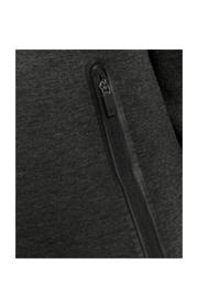 thumbnail: Zwarte heren Lyle & Scott vest van sweat materiaal met effen, lange mouwen, capuchon en ritssluiting