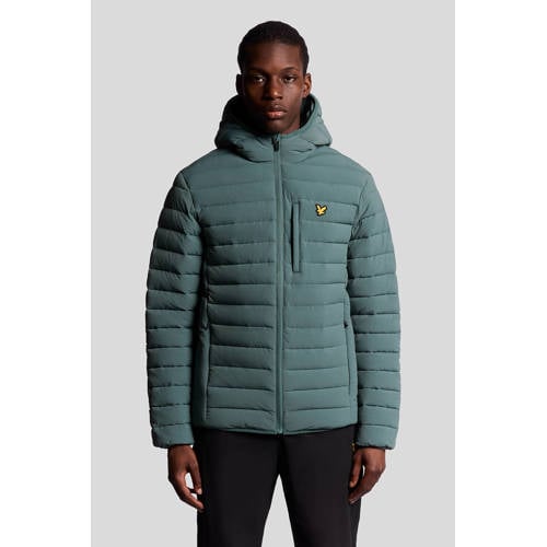 Lyle & Scott gewatteerde jas groen afbeelding