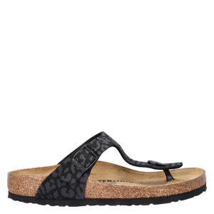 Gizeh teenslippers zwart multi