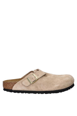 Boston suède clogs beige