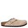 Birkenstock Boston suède clogs beige