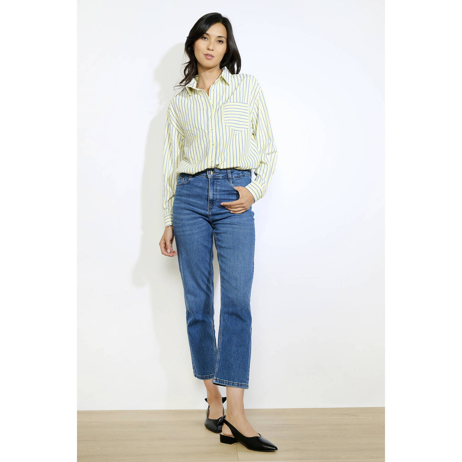 LOLALIZA slim fit jeans medium blue denim