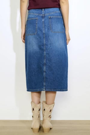 denim spijkerrok medium blue denim