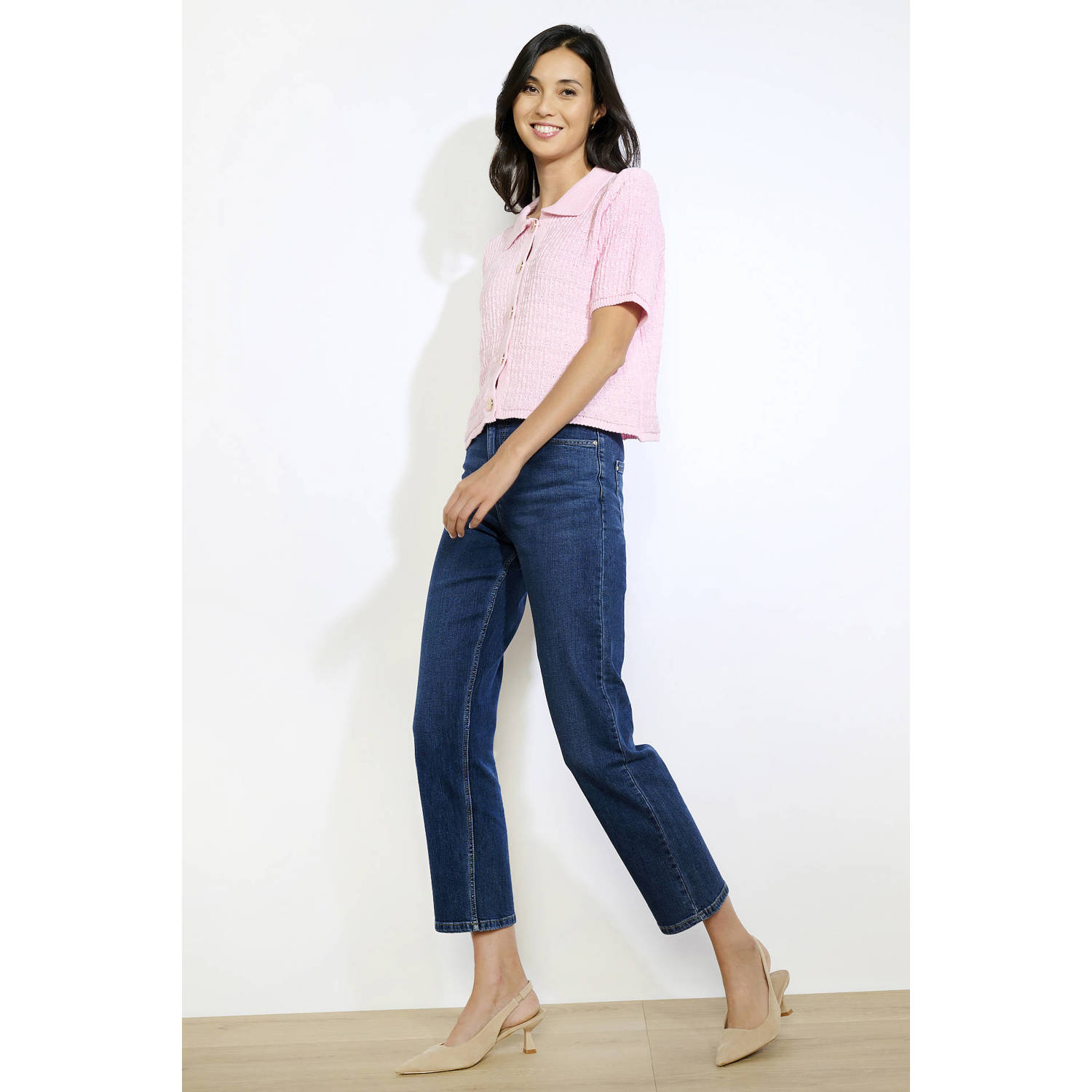 LOLALIZA slim fit jeans dark blue denim