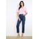 LOLALIZA slim fit jeans dark blue denim