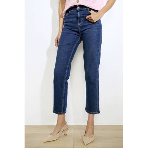 LOLALIZA slim fit jeans dark blue denim afbeelding