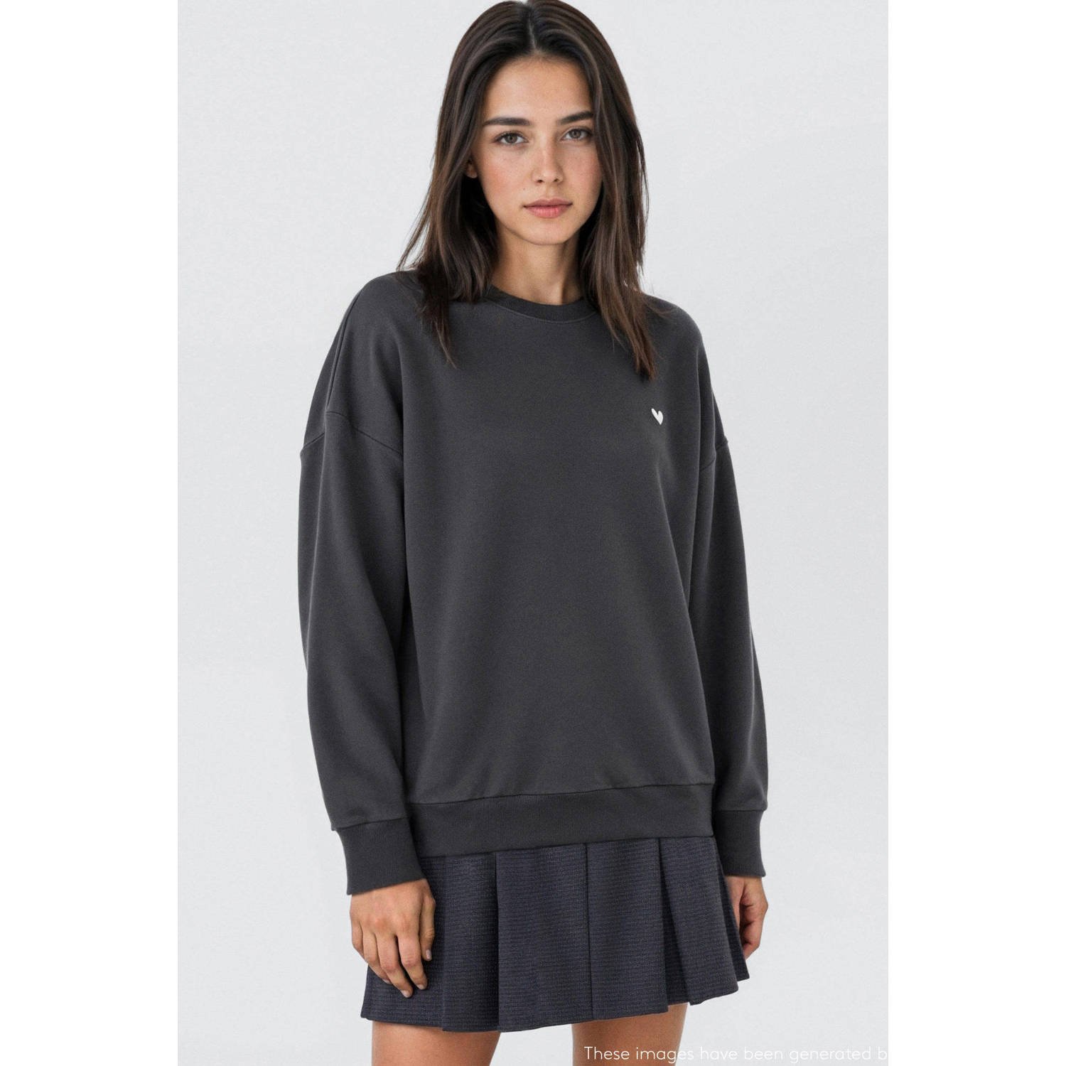 MANGO TEEN sweater antraciet