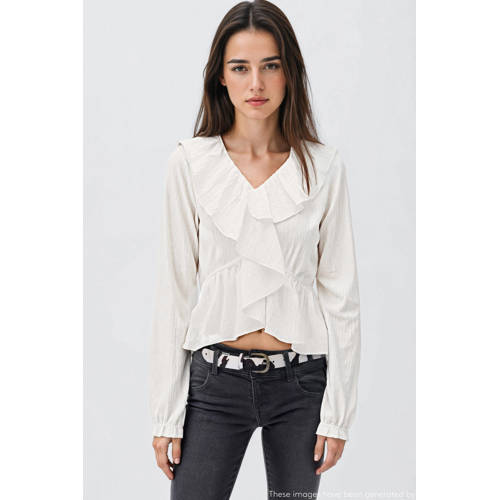 MANGO TEEN blousetop ecru afbeelding