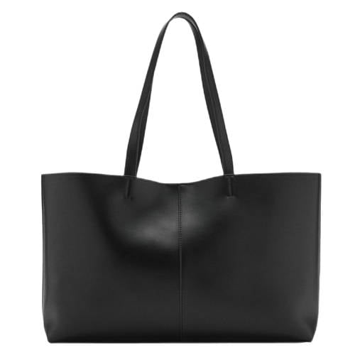 Mango shopper zwart afbeelding
