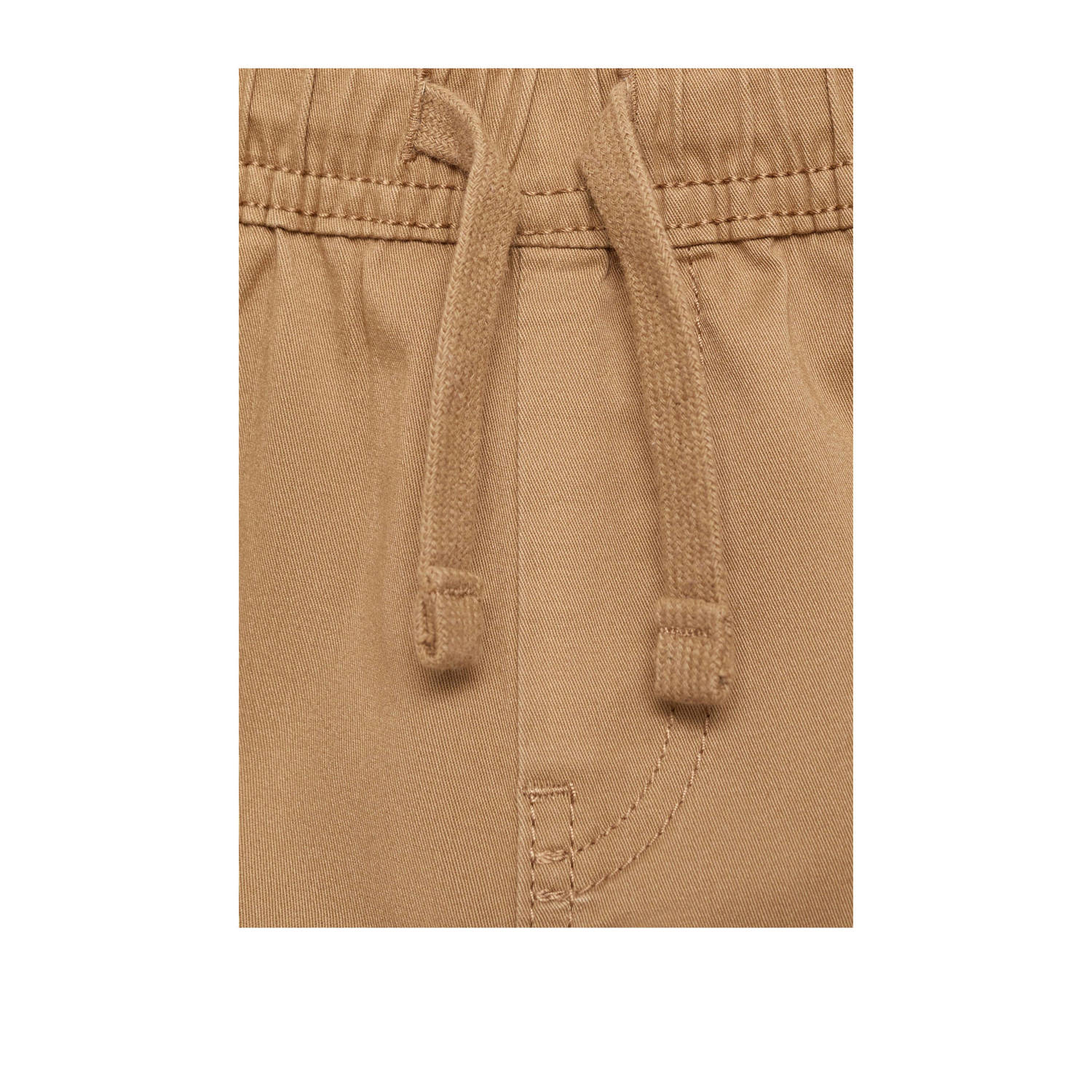 Mango Kids tapered cargo broek bruin