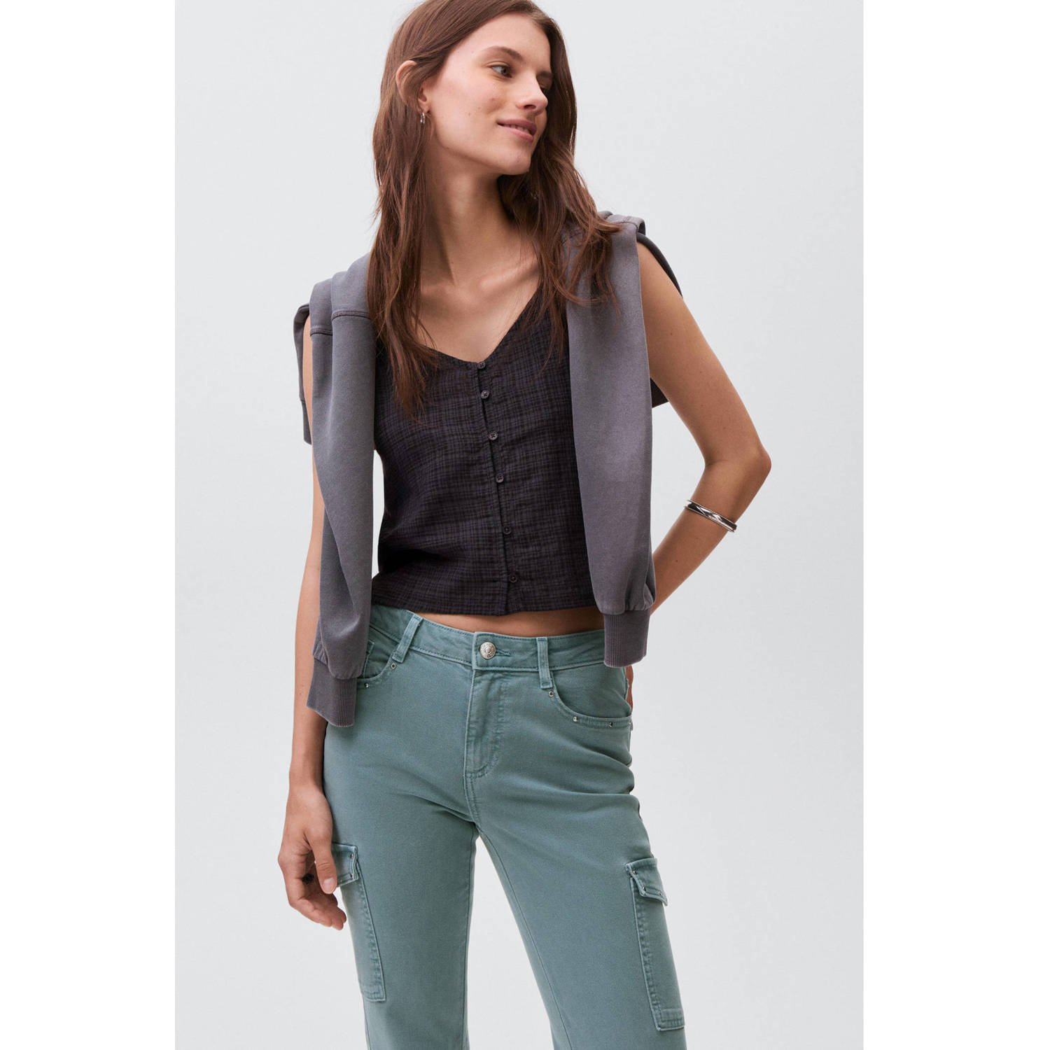 MANGO TEEN flared jeans blauw