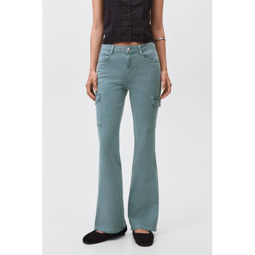 MANGO TEEN flared jeans blauw afbeelding