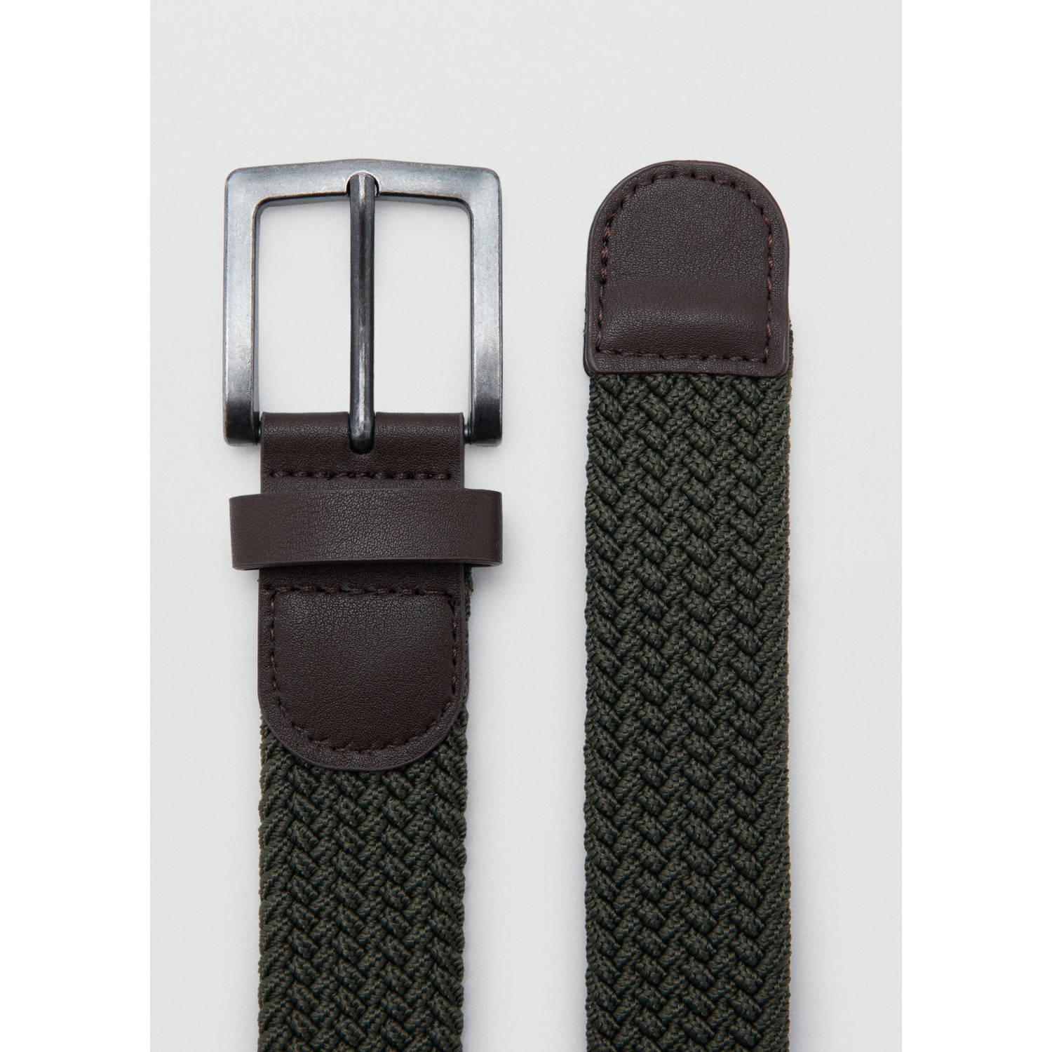 MANGO TEEN riem kakigroen