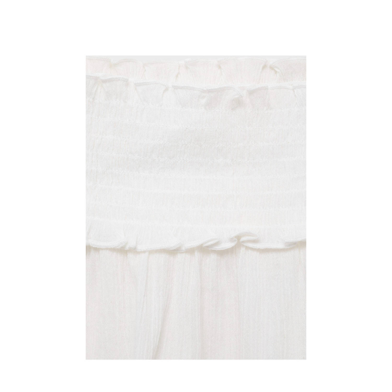 MANGO TEEN off shoulder top ivoor