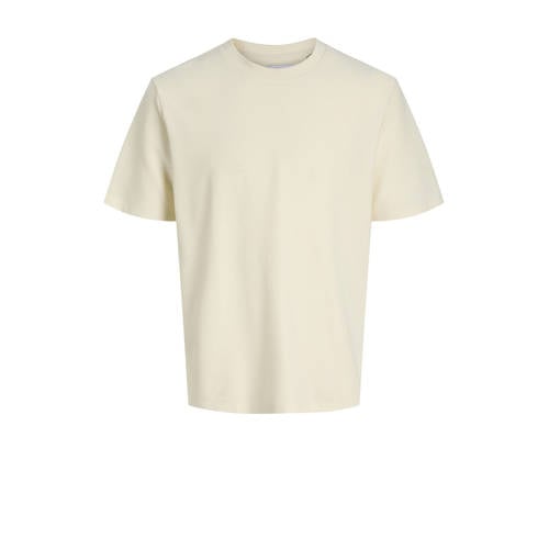 JACK & JONES ESSENTIALS relaxed T-shirt ecru afbeelding