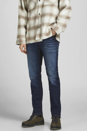 JJICLARK JJORIGINAL regular fit jeans dark blue denim