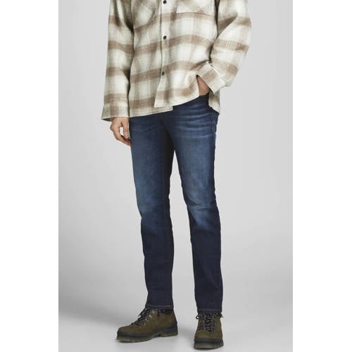 JACK & JONES JEANS INTELLIGENCE JJICLARK JJORIGINAL JOS 719 regular fit jeans blue denim afbeelding