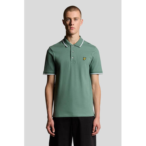 Lyle & Scott regular polo groen afbeelding