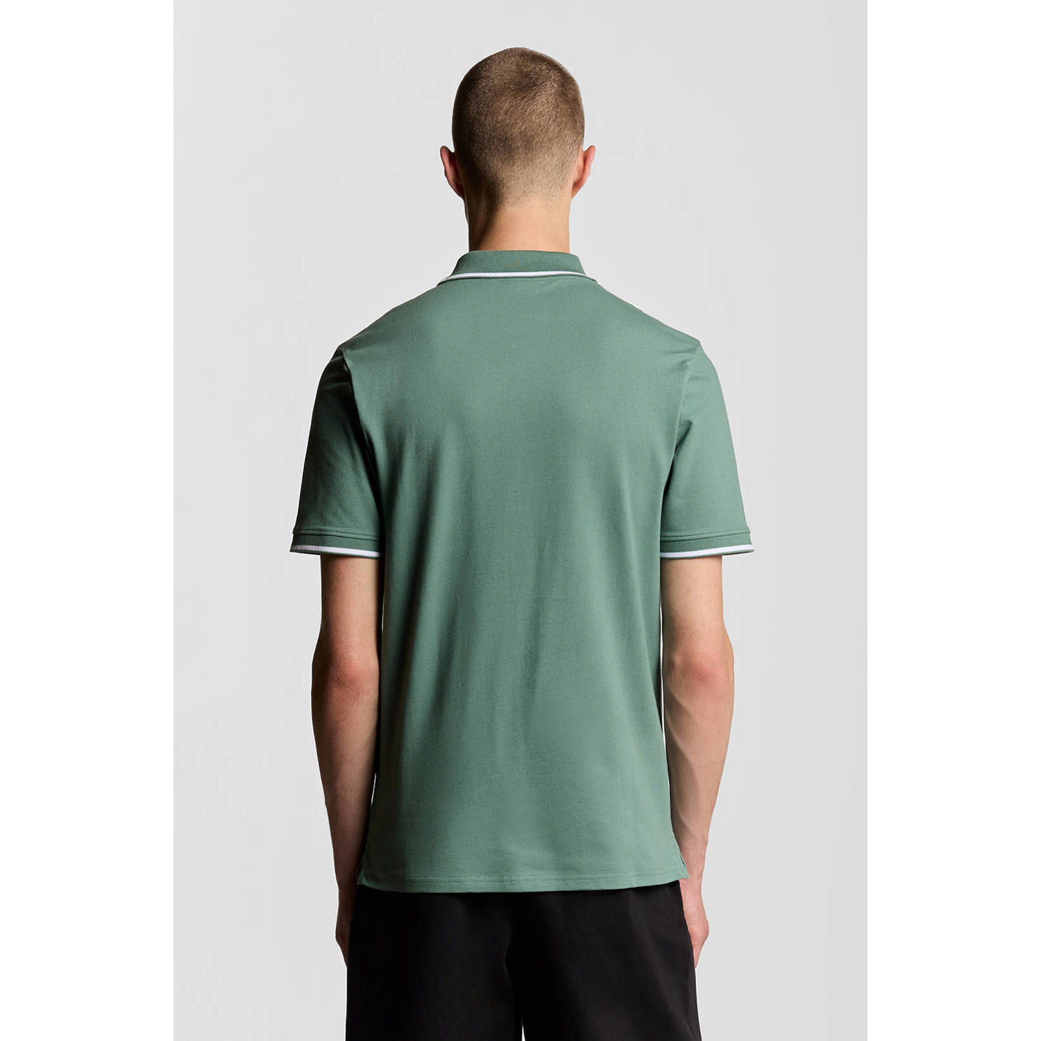 Lyle & Scott regular polo groen