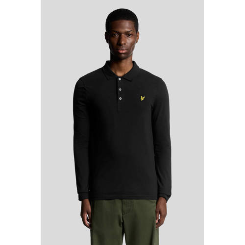 Lyle & Scott regular polo zwart afbeelding