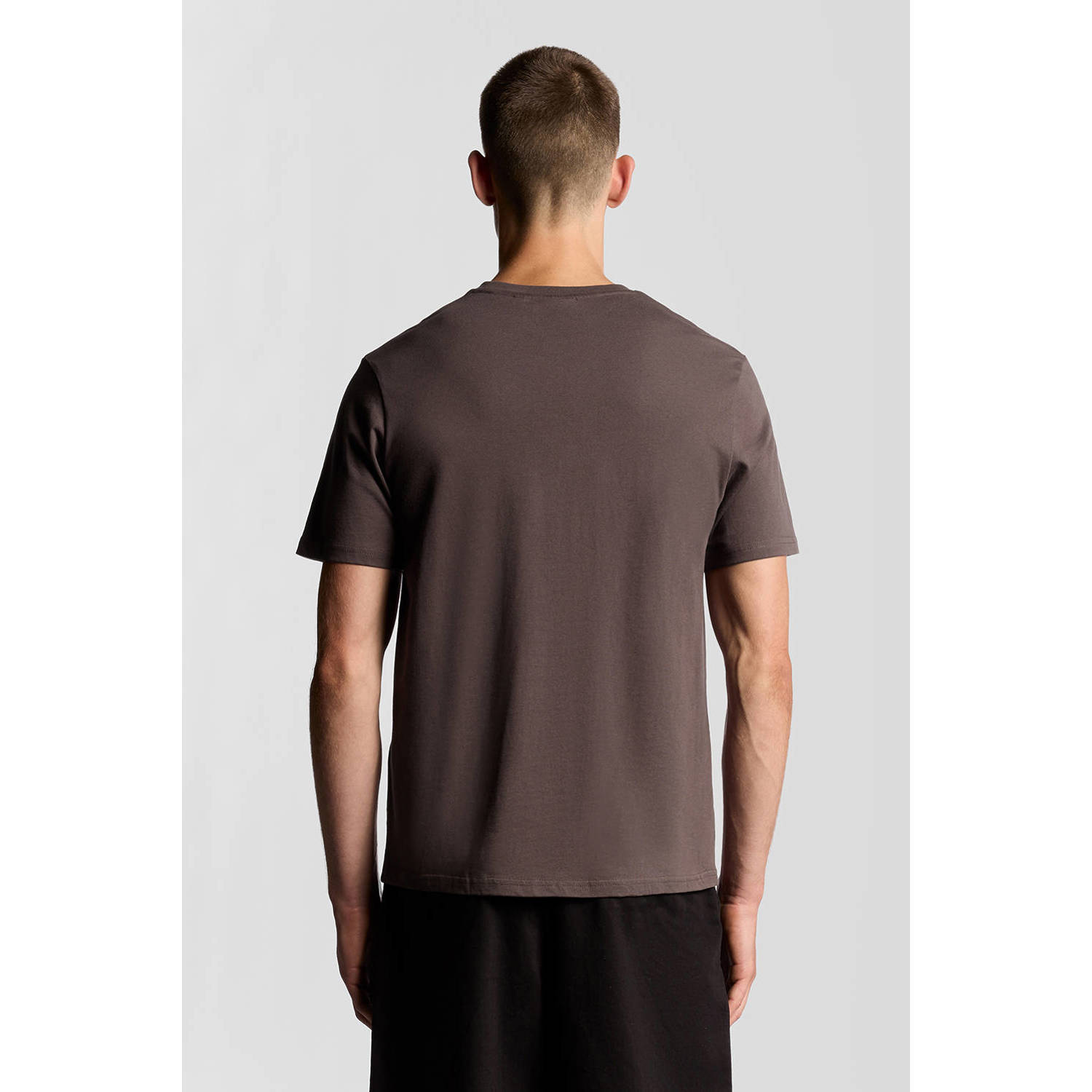 Lyle & Scott regular T-shirt bruin