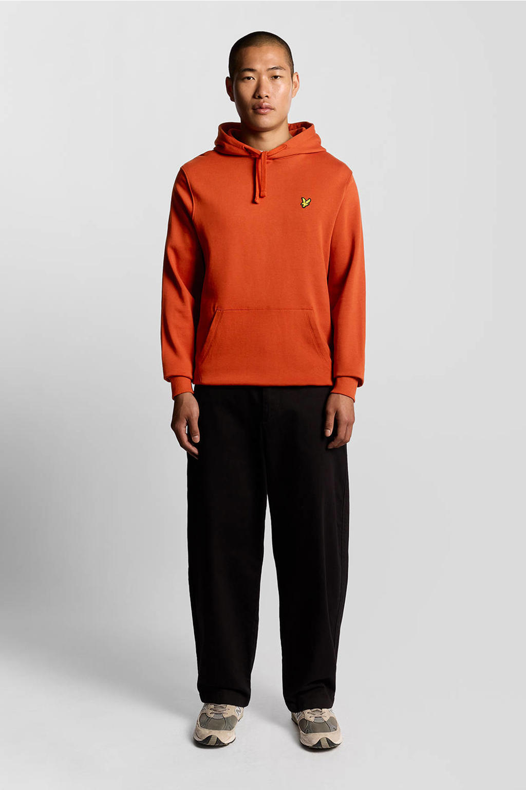 Lyle & Scott hoodie rood