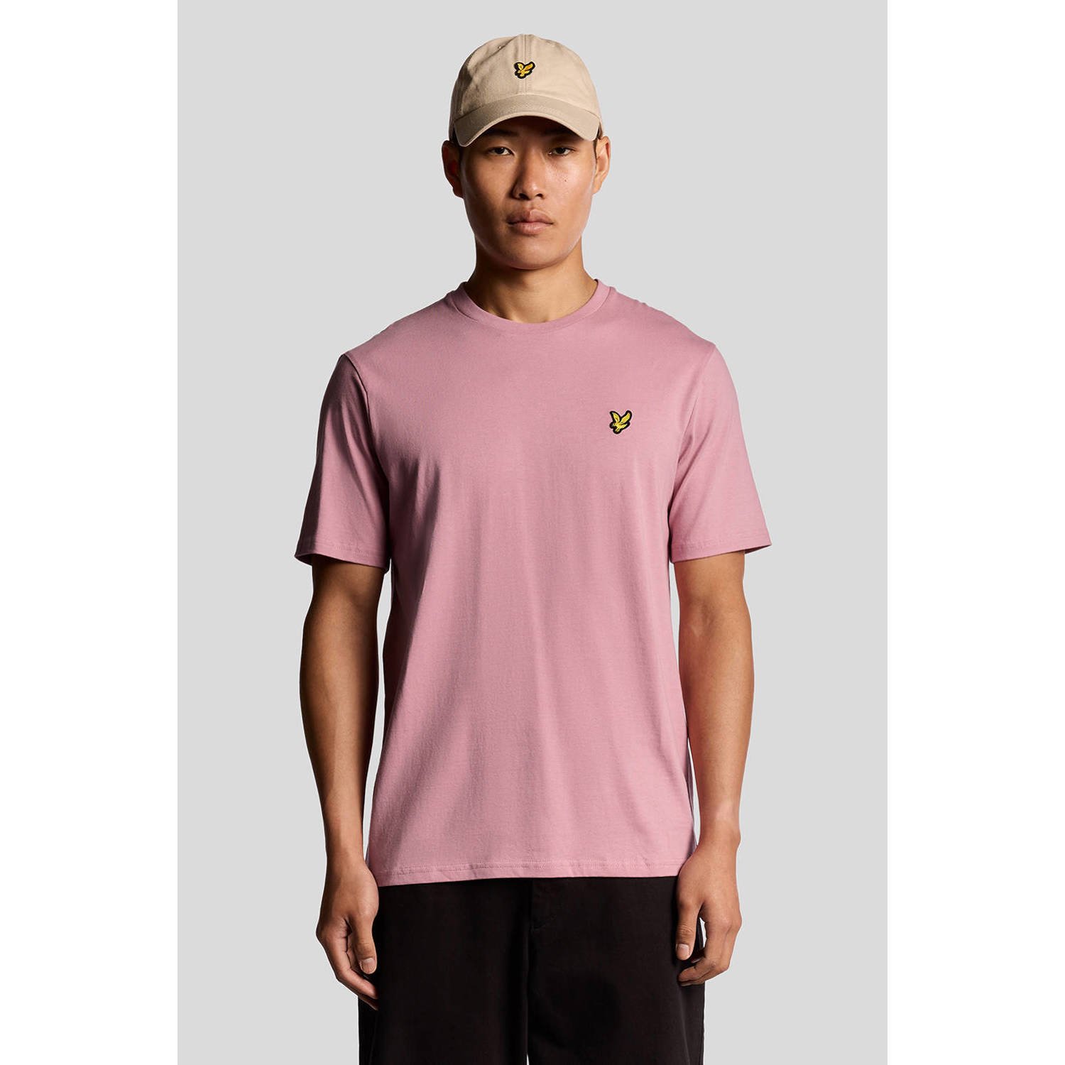Lyle & Scott regular T-shirt roze