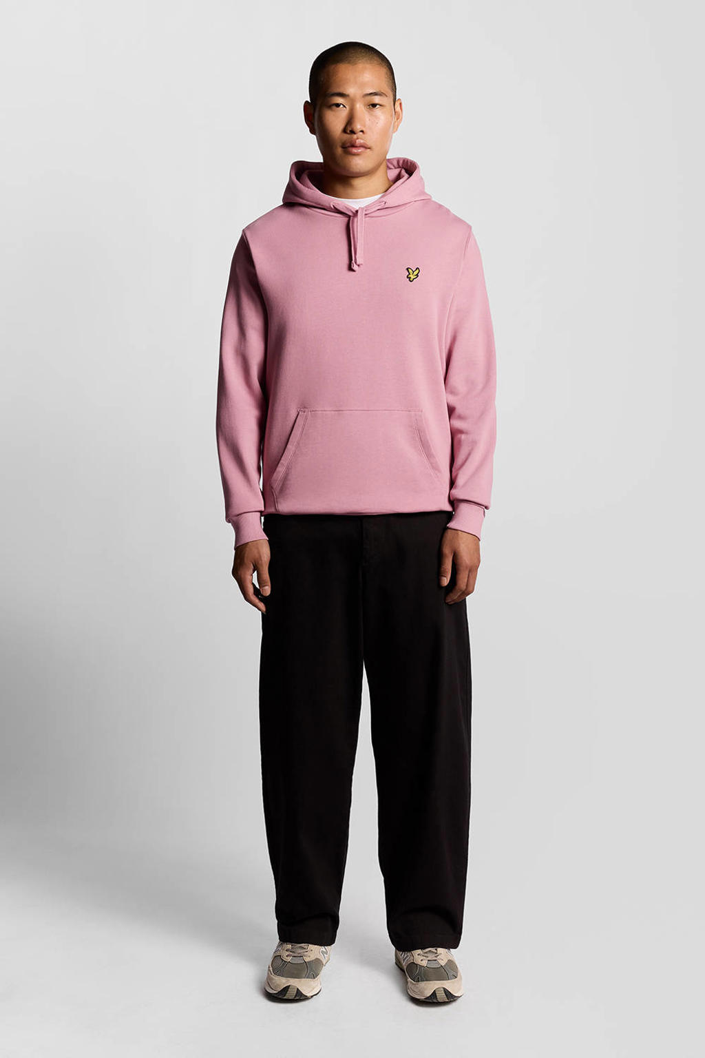 Lyle & Scott hoodie roze