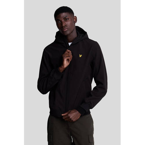 Lyle & Scott softshell jas zwart afbeelding